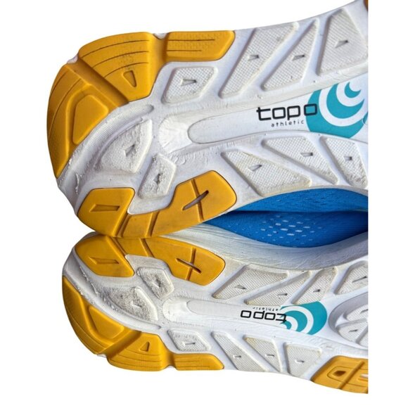 Topo Athletic Women's W-Cyclone Sky/Gold Running Shoes.Size 8 US - Picture 11 of 14